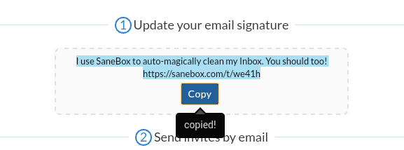 How to copy an email signature to your clipboard