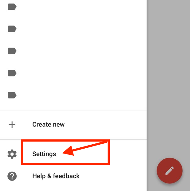 How to update Gmail settings