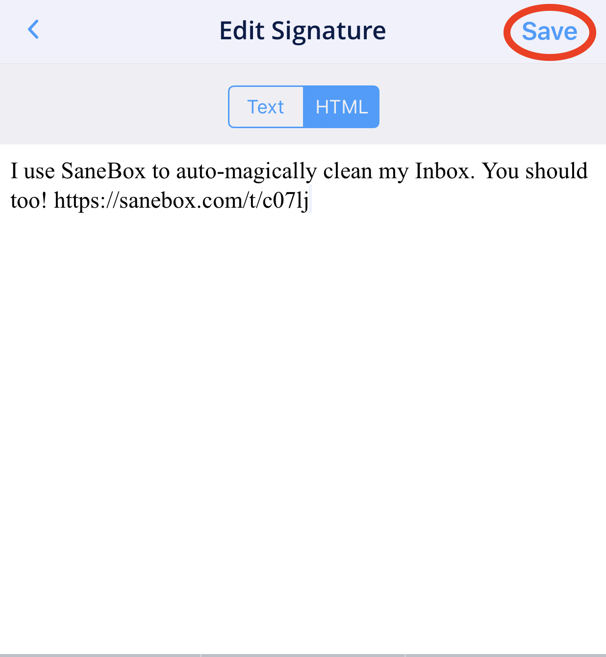 Saving a new signature in Spark